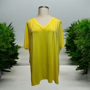 Zenana V-Neck‎ Tunic Tee – Sizes 3X